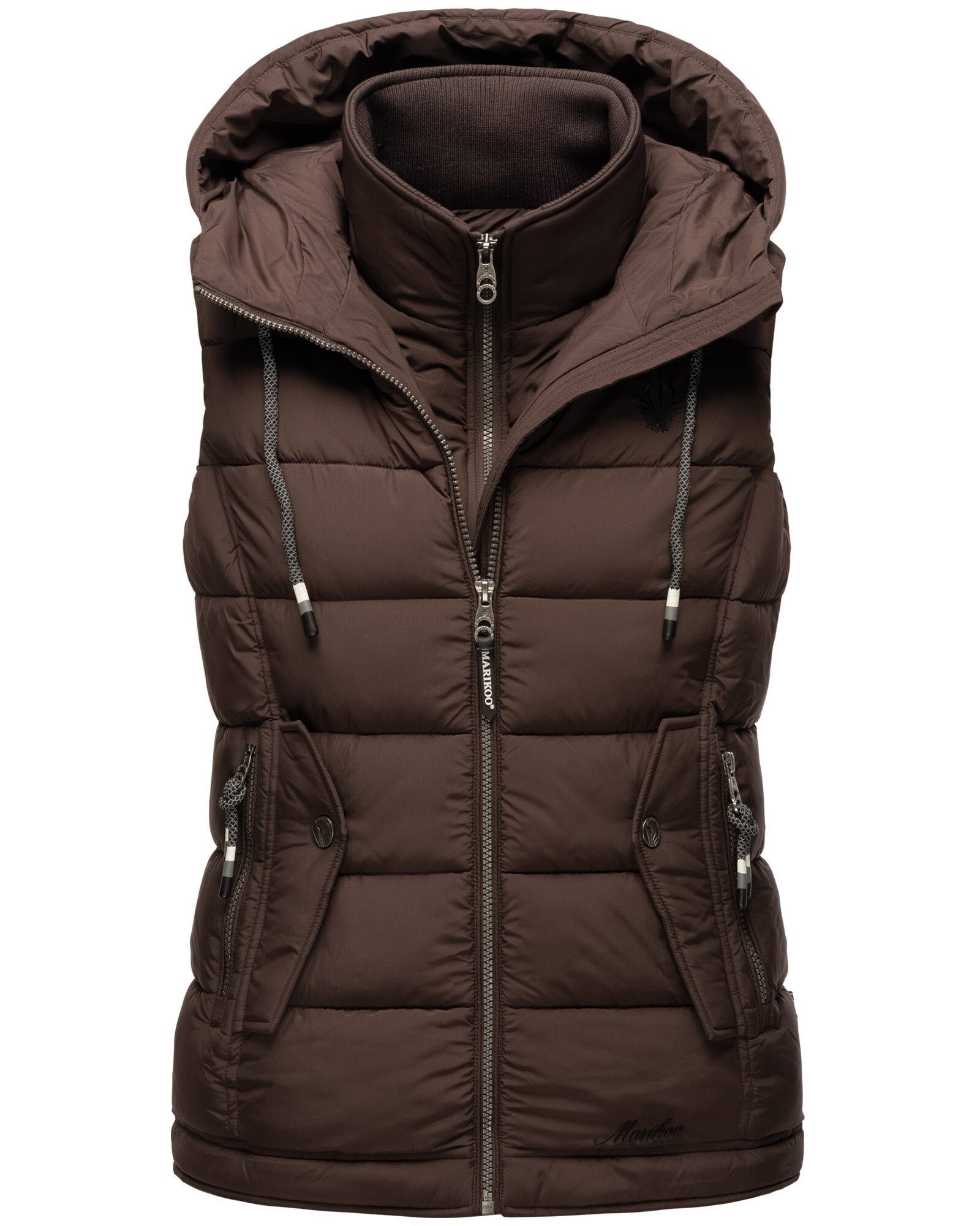 Marikoo Damen Stepp Weste Übergangsjacke Taisaa Weiss | BrandsStreet